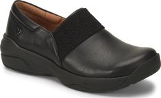 It's slip resistant, breathable with a moisture wicking lining and fluid resistant to keep your feet dry. Fade-resistant Leather Slip-on Walking Shoes, Comfortable Black Slip-resistant Walking Shoes, Comfortable Slip-resistant Walking Shoes With Round Toe, Slip-resistant Synthetic Slip-on Walking Shoes, Comfortable Slip-resistant Black Walking Shoes, Slip-on Synthetic Walking Shoes With Slip-resistant Soles, Slip-resistant Synthetic Slip-ons For Walking, Leather Slip-on Walking Shoes With Fade Resistance, Leather Slip-on Walking Shoes Fade-resistant