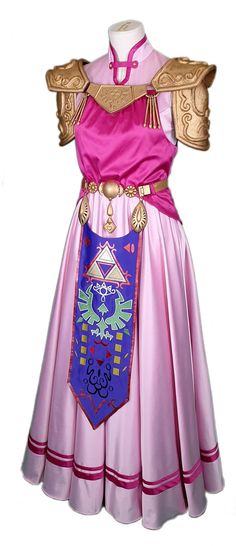 Zelda Cosplay Ocarina Of Time, Princess Zelda Ocarina Of Time, Ocarina Of Time Zelda, Zelda Outfits, Princess Zelda Cosplay, Geek Fashion Women, Zelda Ocarina Of Time, Cosplay Sewing Patterns, Princess Zelda Costume