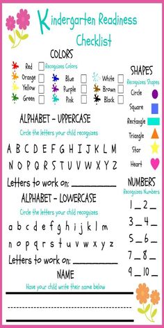 a printable worksheet for children to learn how to read the alphabet and numbers