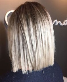 Blonde Ideas, Balayage Straight, Balayage Lob, Pin Straight Hair, Balayage Bob