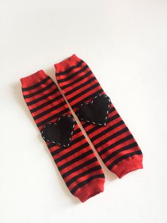 Red Leg Warmers For Winter Stocking Stuffer, Cute Red Cotton Socks, Fitted Red Cotton Socks, Trendy Fitted Red Socks, Playful Red Socks For Winter, Playful Red Cotton Socks, Playful Fitted Winter Socks, Cute Black Non-slip Socks, Playful Red Winter Socks