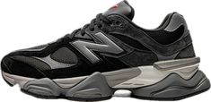 New Balance 9060 Black, Grey New Balance, New Balance 9060, Yeezy 500, Top Designer Brands, Model Fits, High End Fashion, Style Retro, Exclusive Collection