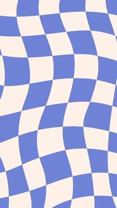 a blue and white checkerboard pattern is seen in this image, it appears to be an optical illusion