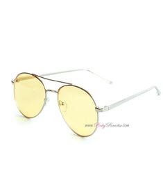 Retro Tinted Aviator Sunglasses The Aviator Style is a true style classic. Look fashionable while you're out on a sunny day with this stunning pair of Aviators! Featuring an aviator frame, slim temples, and tinted lenses, these glasses will sure to add fashionable flair to your look while shading your eyes, perfect for making a statement on sunny days. Finished in slim arms with curved tips for secure fit. Available in blue, yellow and pink lenses. Tinted Aviator Sunglasses, Pink Lenses, The Aviator, Aviator Style, Sunglasses & Glasses, Sunny Day, Style Classic, Aviator Sunglasses, Your Eyes