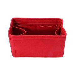 Felt Insert Bag Makeup Bag Interior Handbag Portable Storage Tote Bags Travel Cosmetic Organizer Pouch Bags for Women, Red Handbag Organizer, Purse Organizer Insert, Felted Handbags, Purse Insert, Pouch Bags, Storage Tote, Handbag Storage, Bag Interior, Tote Organization