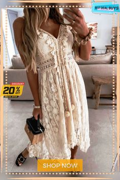 Women's Lace Sling Big Dress Solid Color Long Dress Beige Suspender Dress With Spaghetti Straps For Summer, Beige Casual Suspender Dress For Beach, Casual Beige Suspender Dress For Beach, Beige Sleeveless Dress With Spaghetti Straps For Beach, Beige Mini Suspender Dress For Summer, Elegant Sling Suspender Dress For Vacation, Beige Sleeveless Dress For Summer Brunch, Beige Suspender Dress For Beach Summer, Beige Suspender Dress For Beach In Summer