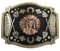 The Chief Red Arrow buckle is made from German Silver (nickel and brass alloy) or iron metal base. These buckles are all handcrafted and have motifs made of copper, iron or brass and some are adorned with synthetic stones. In order to give you the quality and long lasting final product&nbsp; Finally Available at our Smyrna, TN shop just outside of Nashville. Metal Workers, Red Arrow, Iron Metal, German Silver, Metal Base, Belt Buckle, Belt Buckles, Nashville, Belts