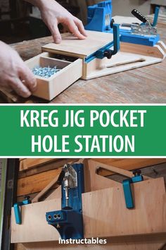 the kreg jig pocket hole station