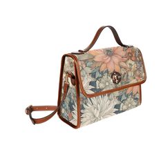 Introducing our Japanese Watercolor Floral Crossbody Wallet for Women, a graceful blend of Japanese artistry and floral elegance. Adorned with a delicate watercolor floral pattern inspired by Japanese botanical paintings, this crossbody purse embodies the essence of understated beauty and cultural sophistication. Crafted with attention to detail and materials, it combines practicality with artistic flair, perfect for carrying your essentials with timeless charm. Ideal for those who appreciate Ja Elegant Brown Bags With Floral Print, Brown Floral Print Shoulder Bag, Elegant Floral Print Crossbody Shoulder Bag, Elegant Floral Print Shoulder Bag For Spring, Floral Print Formal Bags For Spring, Formal Floral Print Bag For Spring, Formal Floral Print Bags For Spring, Formal Spring Floral Print Bags, Beige Floral Print Crossbody Shoulder Bag