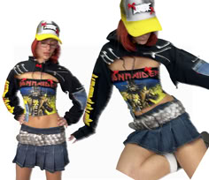 Model is wearing our "Iron Maiden Hoodie Set" Punk Style Winter Festival Tops, Edgy Tops For Winter Festival, Winter Festival Punk Style Tops, Edgy Festival Tops, Band Logo Tops For Spring Streetwear, Band Hoodies, Kawaii Style, I'm With The Band, Hoodie Set