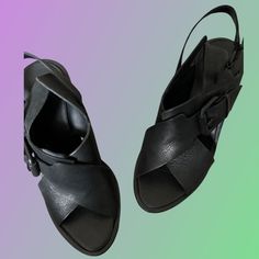 Black Leather Wedge Nice Heel And Clean Look. Great For Spring To Bring A Clean And Sophisticated Vibe To Your Chic Outfit! Fun Heels, Black Leather Wedges, Chic Outfit, Shoes Brand, Womens Shoes Wedges, All Saints, Shoe Brands, Wedge Shoes, Chic Outfits