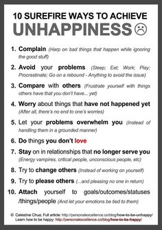 Ways to achieve Unhappiness via www.Facebook.com/CareerBliss The Tao, Teacher Quotes, Personal Growth, Self Help, Tao, Life Lessons