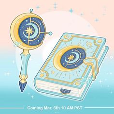 an image of a book with a compass on it and the title coming march 6th