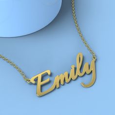 Emily name necklace Silver Custom Necklace, Personalized Gifts For Her/Him Add something extra special to your jewelry box with Name Necklace Official engravable necklaces.
									The Emily's name necklace with little heart unique gifts Silver is best gifts for Emily. Name Necklace Official provides affordable engravable jewelry that won't 
									break the bank. In addition, these pieces make for very thoughtful and appreciated gifts for friends and family. 
									And whether valentine's day gifts, mother's day gifts, christmas gifts, wedding gifts, graduation gifts, birthday gifts,
									 NAME NECKLACE are all the best gift choice store. Emily Name, Engravable Jewelry, Name Necklace Silver, Necklace Rose Gold, Necklace Rose, Personalized Gifts For Her, Engraved Jewelry, Engraved Necklace, Necklace Personalized