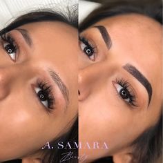 Micro Blading Before After, Before And After Eyebrows, Microblading And Shading Eyebrows, Eyebrow Shaping Microblading, Eyebrow Permanent Makeup, Permanent Brows, Eyebrow Microblading Before After