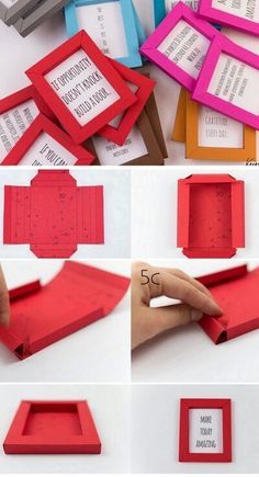 how to make a paper box with pictures and instructions