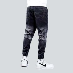 Introducing our Y2K-vibe baggy men's jeans from the 2023 Autumn Collection an ode to the 2000s with its unique blend of modern and retro flair!What Makes It SpecialSkillfully crafted to capture the essence of the 2000s. this jeans offers ultimate comfort and flair in a single package. Its high-waisted design. drawstrings closure. and stretchy material come together to create a look that is both quintessential and always in style.Distinctive Features: Y2K-Style: Featuring a unique Y2K-trend desig Baggy Hip Hop Jeans For Streetwear, Hip Hop Baggy Jeans For Streetwear, Cotton Hip Hop Jeans For Streetwear, Washed Black Denim Jeans For Streetwear, Hip Hop Style Relaxed Fit Jeans, Washed Black Denim Streetwear Pants, Washed Black Denim Pants For Streetwear, Urban Dark Wash Jeans For Streetwear, Urban Tapered Leg Jeans