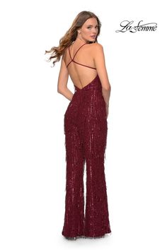 jumpsuit! Shop this Formal Approach Look  @lafemmefashionla #formalapproach #ipaprom #ipapromretailer #ipadesigner #lafemmefashion Long Sleeve Evening Gowns, Mother Of The Bride Gown, A Line Evening Dress, Prom Dress Stores, Sequin Jumpsuit, Prom Dress Styles, Prom Style, Prom Designs, Designer Prom Dresses