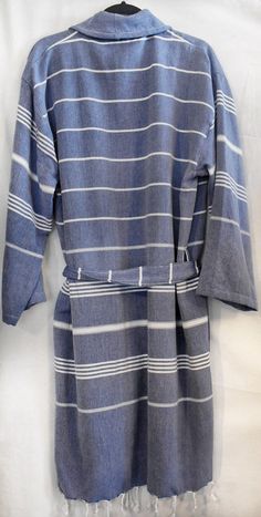 Size: S/M - L/XL Handmade, Organic, Eco-friendly Our Shibumi peshtemal Robe is 100% organic cotton. It's durable, soft, lightweight, and very absorbent. It takes up much less space in the closet and is great for travel. Our Robes are unisex and multipurpose - they can be used anywhere: the Beach, Bath, Spa, Gym, Fitness, Yacht, Pool. Extra soft: your Shibumi will get softer each time it's washed -- wash before first use. Highly absorbent: your Shibumi Robe is more absorbent than conventional mat Bath Robes Fluffy, Spa Gym, Beach Bath, Dressing Gowns, In The Closet, Bath Spa, Naturally Dyed, The Closet, Gym Fitness