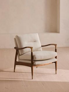 a chair sitting on top of a hard wood floor