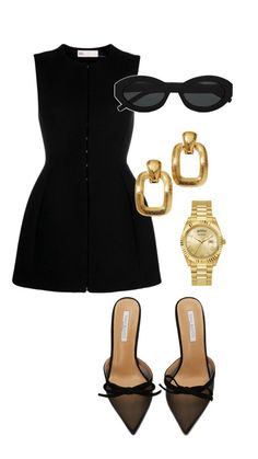 #looks #style #outfits #elegant #chique Summer Dress Party Outfit, Fashionable Business Woman, Casual Night Summer Outfits, Polyvore Outfits Elegant, Mob Wife Aesthetic Outfits Summer, Classy Outfits For Women Dress Casual, Dealership Outfit, Classy Summer Outfits Aesthetic Casual, Real Estate Agent Aesthetic Outfits