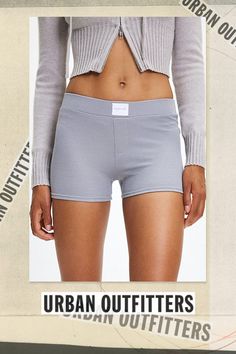 Our new favorite Out From Under short in a micro style. Designed in an ultra-soft & stretchy knit featuring a low-rise elasticated waistband and boxer-inspired detailing. Only at Urban Outfitters. Features Out From Under Syd sleep shortie Knit boxer short Soft and stretchy knit Low-rise elasticated waistband Faux boxer front detailing Slim body-skimming fit Micro length Easy pull-on style UO exclusive Content + Care 97% Viscose, 3% spandex Machine wash Imported Size + Fit Model in Grey is 5’9" and wearing size Small Measurements taken from size Small Waist: 24" Length: 3" | Out From Under Syd Sleep Shortie in Grey, Women's at Urban Outfitters Boxer Shorts, Small Waist, Low Rise, Womens Bottoms, Fashion Forward, Fitness Models, Urban Outfitters, Sign Up, Lounge Wear