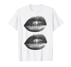 PRICES MAY VARY. Lightweight, Classic fit, Double-needle sleeve and bottom hem Amazon Tops, Lip Print, Lips Print, Christmas Wishlist, Special Features, Graphic Tee, Print T Shirt, Graphic Tees, T Shirts