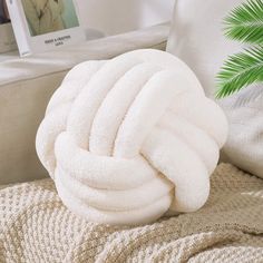 PRICES MAY VARY. 【SOFT KNOT PILLOW BALL】KUCCO knot pillow is made of high-quality PP cotton and wool fabric surface makes this knot pillow ball soft, warm and elastic; Family like to hold this round pillow in their arms and loves rolling them; 【KNOTTED PILLOW SIZE and COLOR】This is a large knot pillow, The size is 25cm(9.8inch) or 30cm(11.8inch). White throw pillows accent pillows; This unique home decor pillows will instantly attract guests' attention and start a conversation! 【HOME DECORATIVE Round Throw Pillow, Pillow Ball, Toy Room Decor, Couch Accent Pillows, Knot Pillow, Round Throw Pillows, Grey Throw Pillows, White Throws, White Throw Pillows