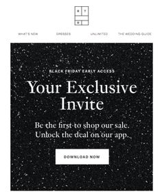 the black friday sale is on