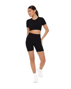 #Variant_Black Solid Color Squat Proof Biker Shorts For Athleisure, Fitted Seamless Shorts For Athleisure, Fitted Seamless Fabric Shorts For Athleisure, Fitted Athleisure Shorts In Seamless Fabric, Fitted Seamless Fabric Athleisure Shorts, Seamless Fitted Biker Shorts For Sportswear, Fitted Seamless Athleisure Biker Shorts, Functional Stretch Biker Shorts Squat Proof, Squat Proof Stretch Biker Shorts