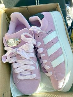 Pink Campus Adidas, Pink Adidas Campus, Adidas Campus Pink, Shoes List, Campus Adidas, Pretty Sneakers, Pink Campus, Trendy Shoes Sneakers