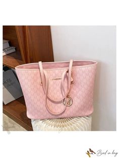 Bird in Bag - Womens Faux Leather Pink Faux Leather Shopping Shoulder Bag, Pink Faux Leather Shoulder Bag For Shopping, Pink Faux Leather Shoulder Bag For Daily Use, Everyday Pink Faux Leather Bag, Pink Faux Leather Tote Shoulder Bag, Pink Faux Leather Shoulder Bag With Zipper, Oversized Pattern, Bird In Bag, Bag Bag