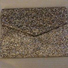 Reposhing This Item I Purchased From @Simplyhealthy22. Loved It, But Ready To Rotate For Something New. Questions? Leave A Comment Below! Sold As Is Glitter Clutch, Kate Spade Bags, Something New, Kate Spade, Bag Lady, Glitter, Silver, Women Shopping