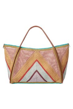 Cherry Blush Oversized Tote Trendy Multicolor Hobo Tote Bag, Trendy Multicolor Hobo Bag Tote, Multicolor Top Handle Bucket Bag, Multicolor Top Handle Bucket Bag With Detachable Handle, Multicolor Double Handle Bucket Bag, Spring Travel Multicolor Hobo Bag, Spring Travel Hobo Bag In Multicolor, Multicolor Hobo Bag For Shopping, Summer Multicolor Hobo Bag With Removable Pouch