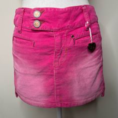 Betsey Johnson Hot Pink Miniskirt Size: 27w (This Skirt Fits Like A Size Small. I Am 125 Lbs And It Fits Me Perfect) Length: Front 12” Back 14.5” Condition: Nwot Material: 97% Cotton 3% Spandex Fitted Corduroy Bottoms For Summer, Corduroy Mini Bottoms For Spring, Trendy Corduroy Skirt For Spring, Trendy Mini Length Corduroy Bottoms, High Waist Corduroy Mini Skirt For Spring, Fitted Corduroy Mini Skirt For Spring, Fitted High Waist Corduroy Skirt, Trendy Spring Corduroy Skirt, High Waist Fitted Corduroy Skirt