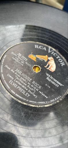 an old record sitting on top of a table