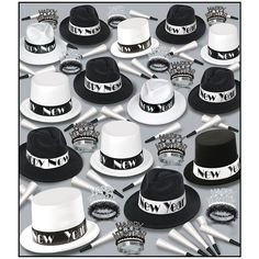 Twenties Party, Roaring 20's, Velour Tops, Black And White Theme, Party Kits