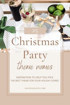 The holiday season is fast approaching which means lots of fun Christmas parties with family and friends. If you are planning a Christmas party in the next coming weeks but are stuck on a holiday party theme be sure to check out all the elegant Christmas party themes that we have rounded up for you. Glamorous Christmas Party, Flannel And Fizz Christmas Party, Christmas Themed Ladies Night, Elegant Holiday Party Themes, Christmas Event Ideas Activities, Christmas Color Party Ideas, Creative Christmas Party Ideas, Cozy Christmas Theme Party, Christmas Brunch Themes Ideas