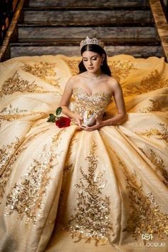 Beauty And The Beast Quinceanera Dress, Quinceañera Photoshoot Ideas, Beauty And The Beast Quince, Quince Pictures, Xv Dresses, Sweet 15 Party Ideas Quinceanera, Beauty And Beast Wedding, Quinceanera Themes Dresses, Quinceanera Photoshoot