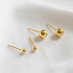 LOVCIA Minimalist Golden Beads 925 Sterling Silver Stud Earrings Black Friday Jewelry, Mens Stainless Steel Rings, Golden Beads, Natural Stone Bracelets, Sterling Silver Stud Earrings, Mens Beaded Bracelets, Silver Stud Earrings, Gold Plated Bracelets, Gold Plated Necklace