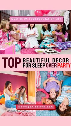 the top beautiful decor for sleepover party is featured in this post - it - yourself photo