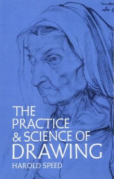 the practice and science of drawing, with an image of a woman's face