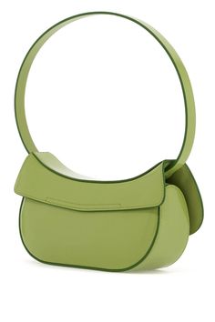 Find MARNI Small Butterfly Hobo Bag on Editorialist. The MARNI Butterfly hobo bag is crafted from brushed leather and features a curved silhouette with a semi-rigid structure. It has a twist lock closure with a large branded metal stud. The interior is lined with suede and includes a credit card slot. Small Butterfly, Boot Pumps, Pendant Rings, Green Bag, Hobo Bag, Belt Bag, Sleek Design, Bags Women, Shoe Laces