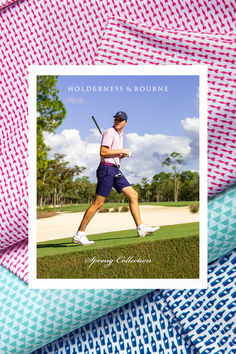 a man is swinging his golf club on the cover of a book titled holdingress & routine