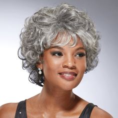 PRICES MAY VARY. FROM THE RUNWAY: Short, on-trend wig with soft, volume-rich layers of open waves. NATURAL WAVES: Soft, airy, natural-looking waves are layered for volume and movement. AIRY WHISPERLITE: A light, airy fiber that’s half the width of traditional fibers creates more volume and movement with less weight. EXPERT DESIGN TEAM: We’ve been ahead of the curve in cutting-edge design, innovative fibers and the most secure, comfortable fit for more than 25 years. CELEBRITY LOOKS: On stage, on Gabor Wigs, Diahann Carroll, Natural Looking Wigs, Monofilament Wigs, Grey Wig, Penteado Cabelo Curto, Curly Wig, Hair Collection, Full Wigs