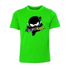 PRICES MAY VARY. 100% Ring Spun Combed Cotton, 4 oz Machine wash cold with like colors, dry low heat Unisex Relaxed Fit- Girl Tee Available in Our Store Official Ninja Kidz Product- Ninja Kidz Merch! Join The Ninja Kids. Ninja Kids Merch is a great gift for your Ninja for holidays, training, competitions, school and everyday play! Join our Ninja Kidz Squad today- show off your Ninja skills with our cool Ninja gear! Great for friends, kids, moms, dads or grandparents! #NinjaKidz #NinjaSquad #Ninj Ninja Kidz, Ninja Skills, Ninja Kids, Ninja Gear, Cool Kids Clothes, Kids Gear, Cool Gear, Boys Shirt, Gg Marmont