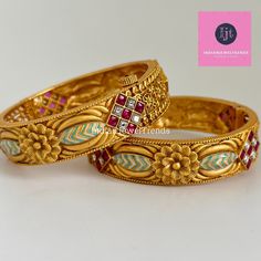 Gold bangles, Indian bangles, Antique Rajwadi Openable bangles, Temple Jewelry, South Indian jewelry, Indian Pakistani bangles for wedding 1pc Sold as a single bangle Antique Meenakari Bangles With Matte Gold Plating South Indian Bangles Antique Bangle This is 100% Handmade jewelry. So Color, shades, and texture displayed may slightly vary from the actual product due to digital image limitations. We request you consider these minor variations. Please expect the possibility of some slight imperfections when buying handmade jewelry. If you have any questions, please message or email us. Arrives in the gift box. Please let me know if you have any questions. Thank you so much for visiting my shop Kundan Bracelets With Motifs For Wedding, Traditional Marriage Bangle, Multicolor Wedding Bangle With Motifs, Meenakari Bangle For Marriage, Traditional Meenakari Bangle For Marriage, Traditional Marriage Bangle With Intricate Design, Meenakari Bracelets For Marriage And Diwali, Traditional Wedding Bangle With Motifs, Meenakari Bracelet For Marriage During Diwali