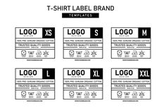 t - shirt label design templates