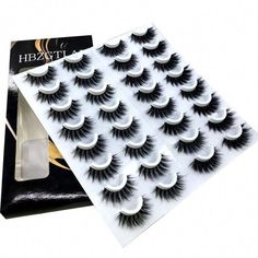 NEW 2-20 pairs of various eyelash styles in one box, whether every day, dramatic or round styles, picking eyelashes will no longer be knotted! There's no need to be afraid about your natural lashes or eyeballs being damaged. The smooth, natural-looking synthetic lashes mix in well with your natural lashes! REUSABLE: Th Eyelash Styles, Natural Lashes, How To Better Yourself, Eyelashes, Lashes, Clothes