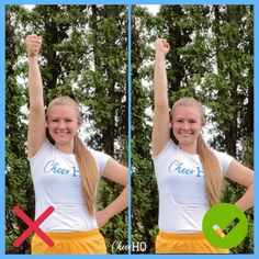 Cheerleading Basics, Cheer Moves Basic, Cheer Terminology, Basic Cheer Motions, Cheer Motions Chart, Cheer Positions, Cheer Stunts For Beginners, Cheerleading Motions